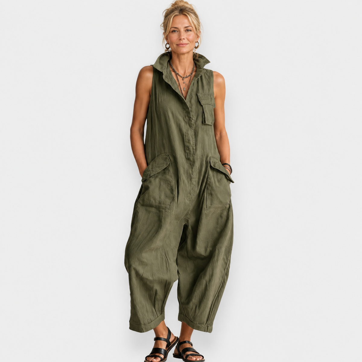 Maelis | Sleeveless Elegant Jumpsuit