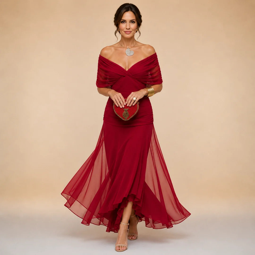 Valentina | Off Shoulder Maxi Dress