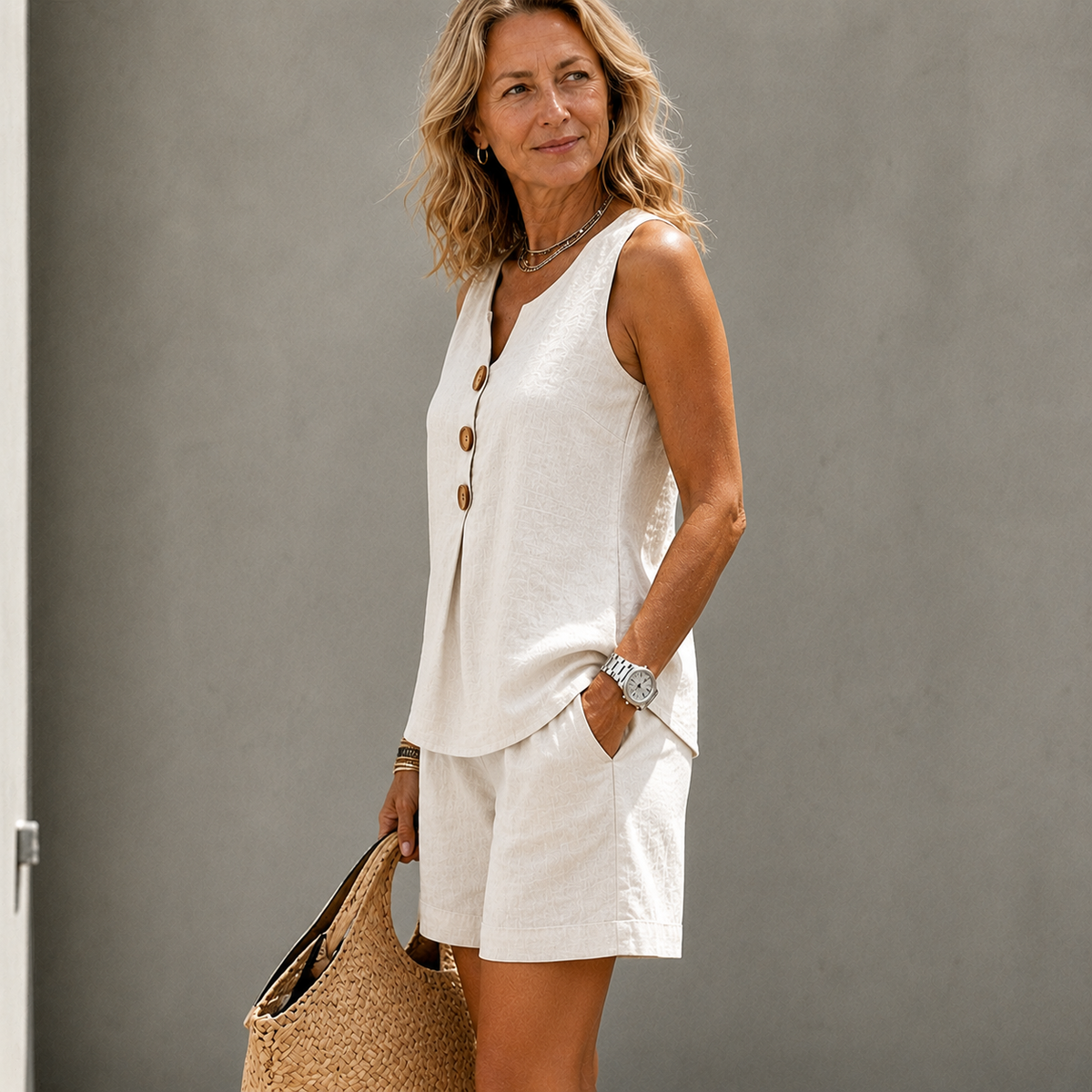 Olivia | Pure Cotton Two-Piece Set