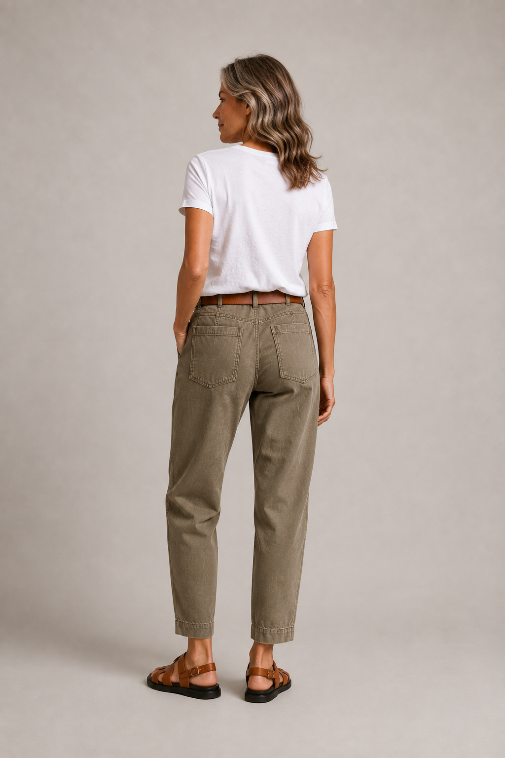 Farrah High-Waisted Tapered Pants