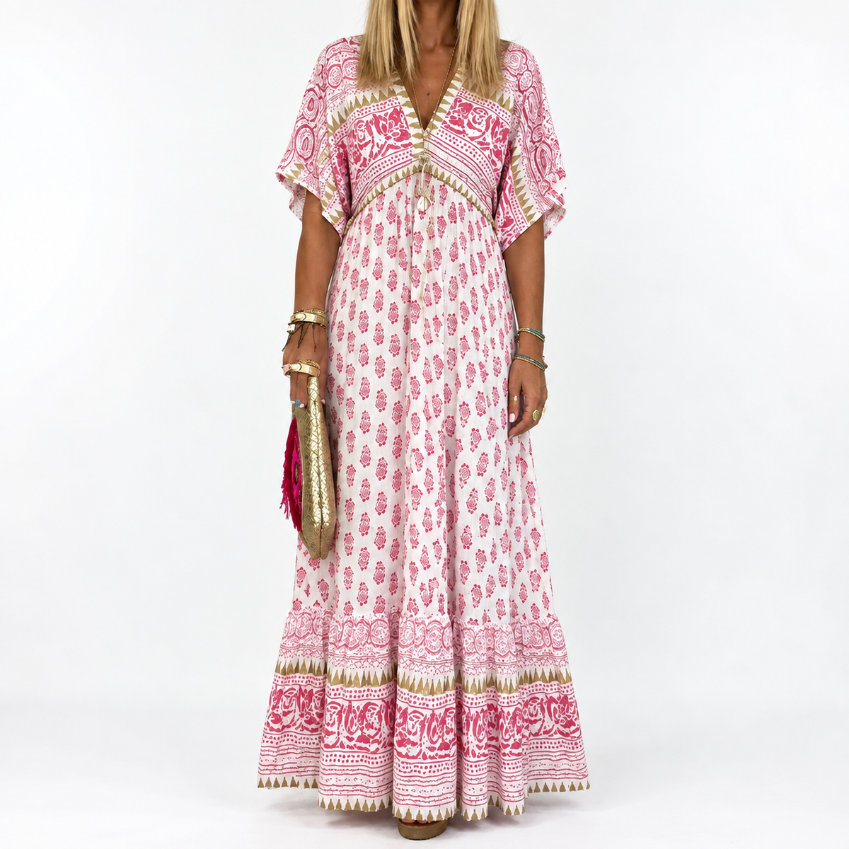 Camille | Boho Print Maxi