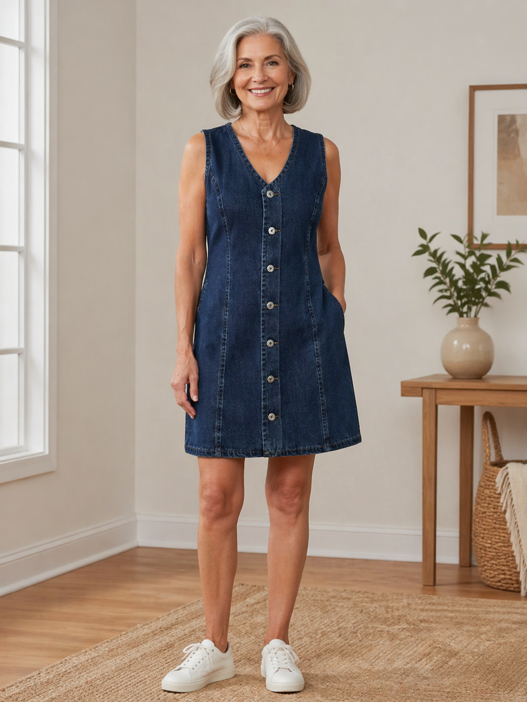 Chana | Denim Mini Dress