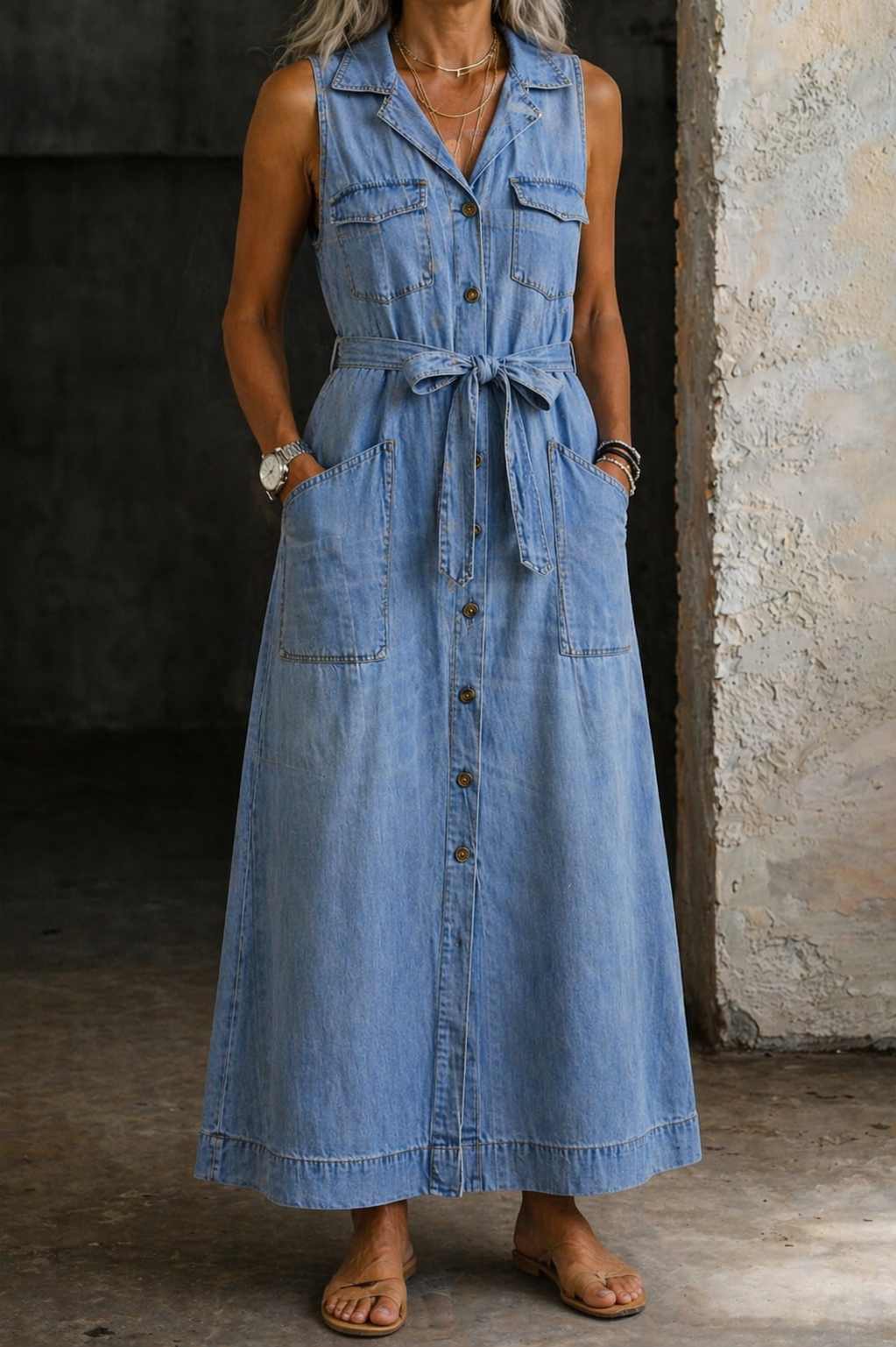 Shelby | Denim Dress