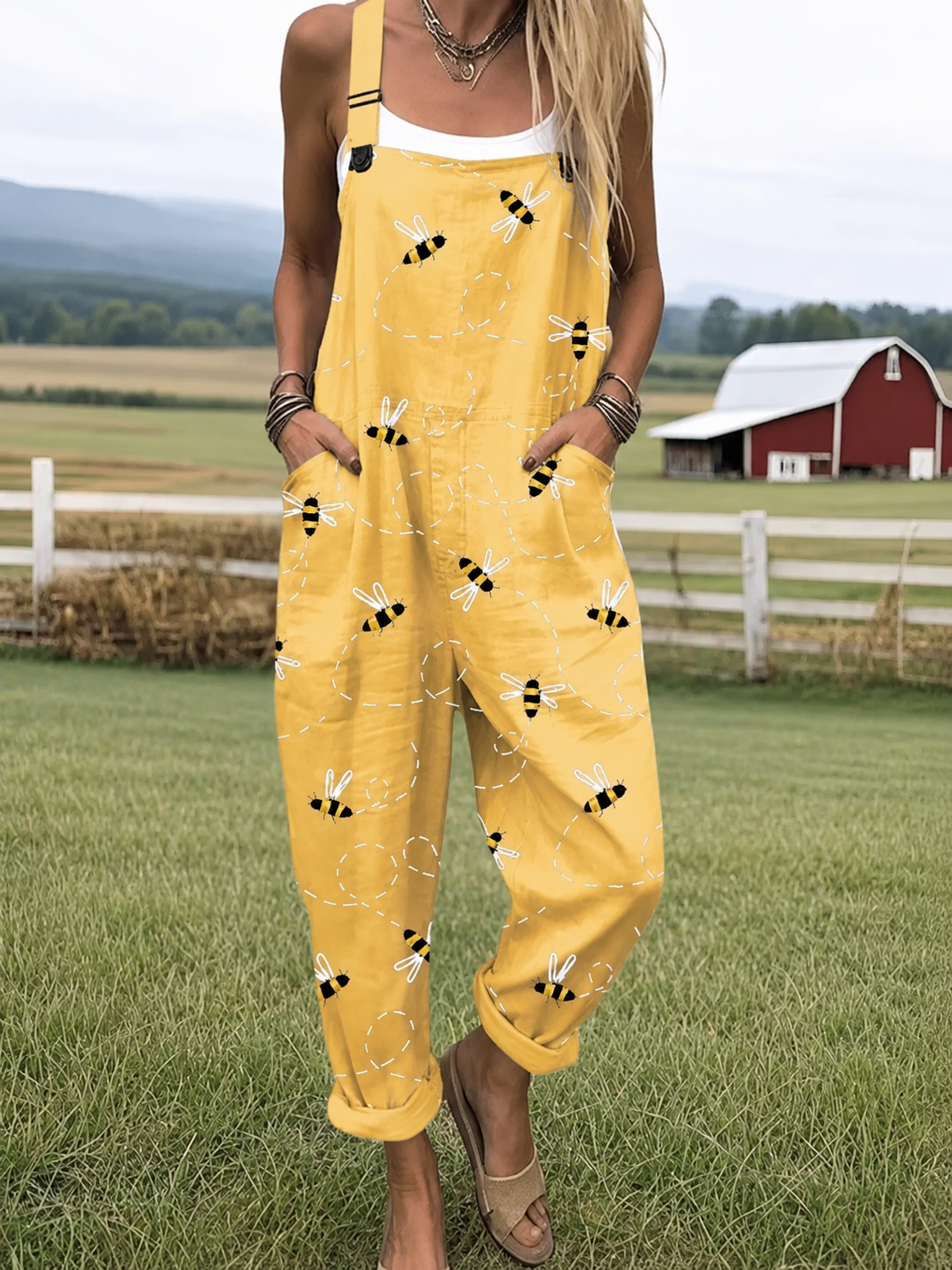 Honeybee Meadow Jumpsuit