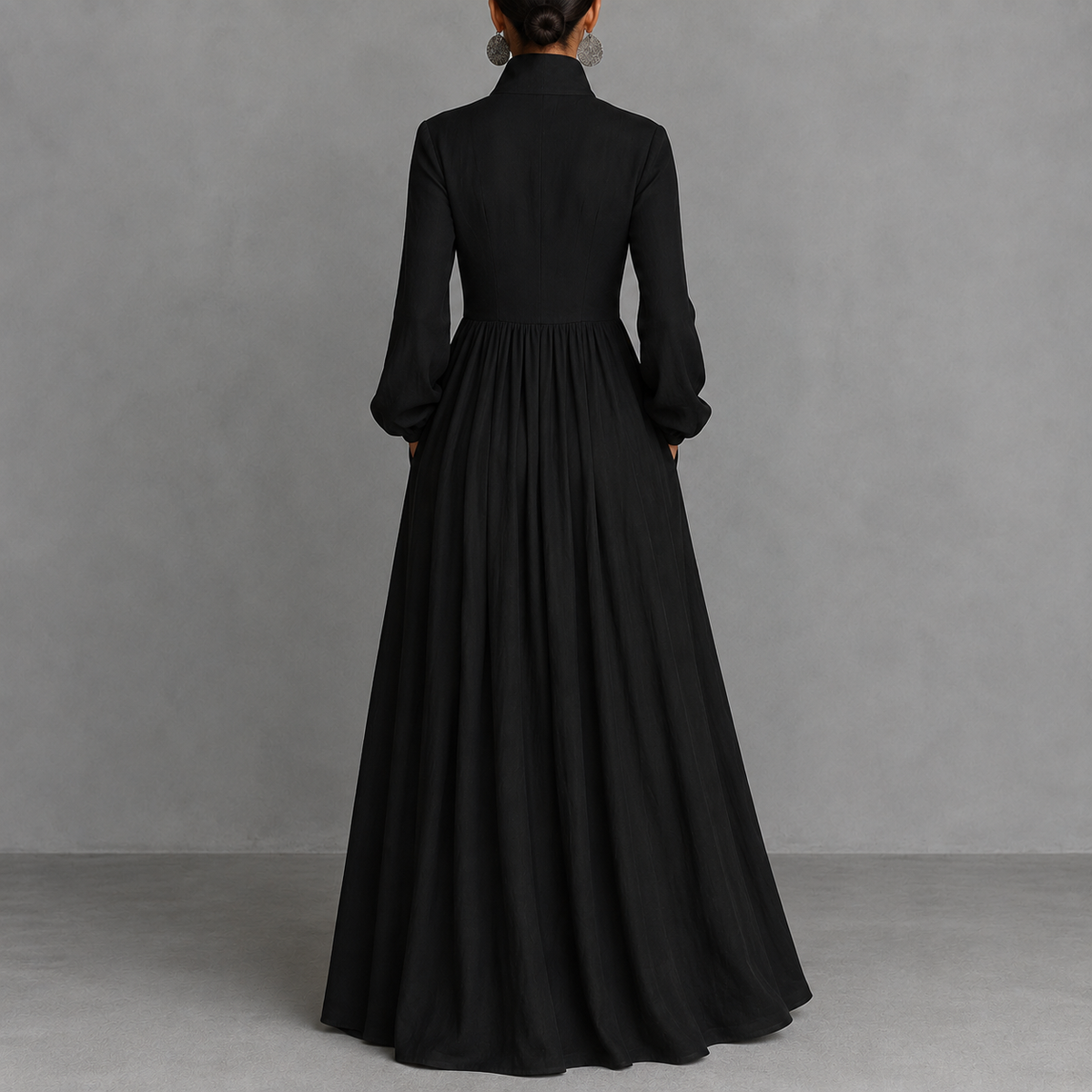 Serena | Flowing Button-Front Maxi Dress