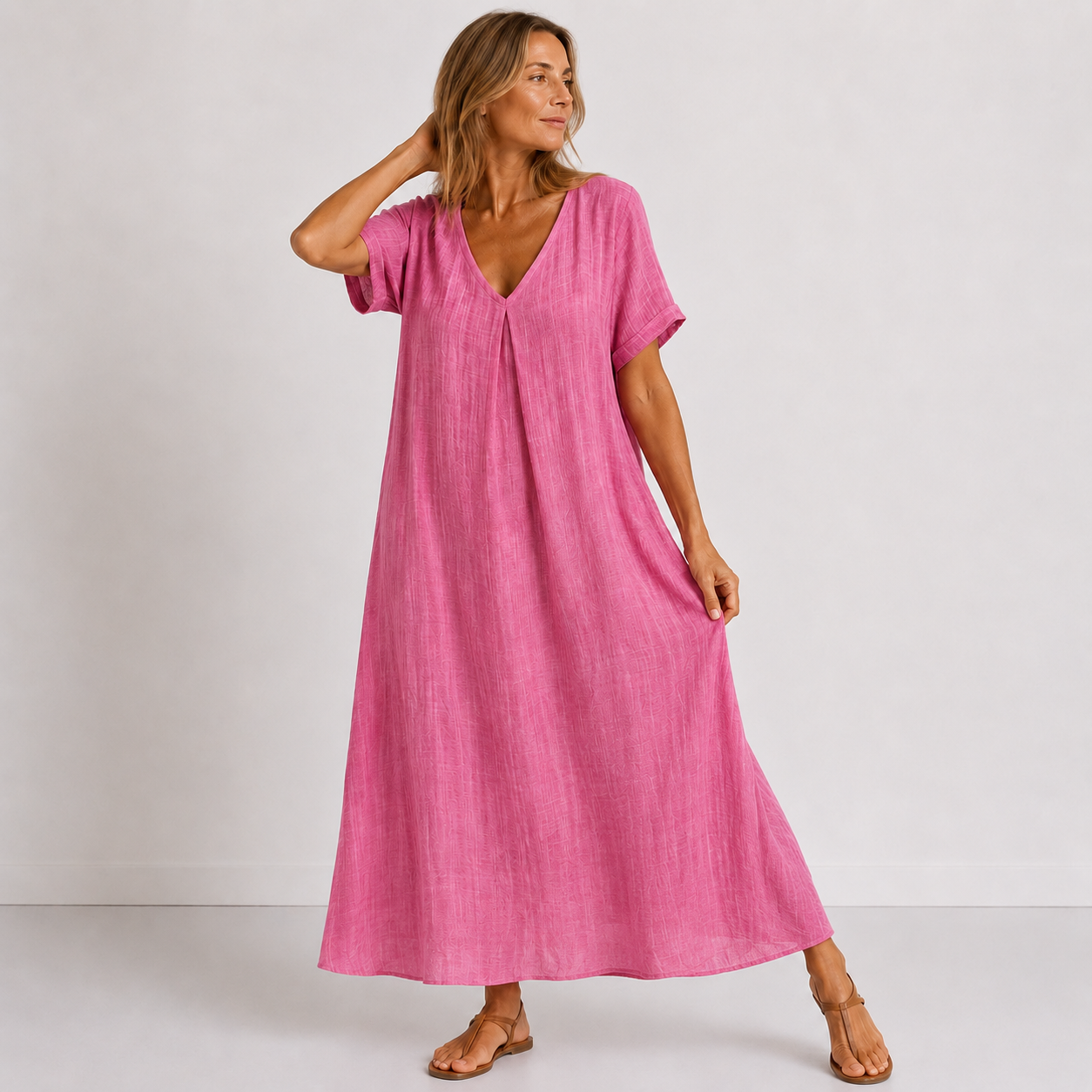 Giuliana™ Elegant Flowing Maxi Dress