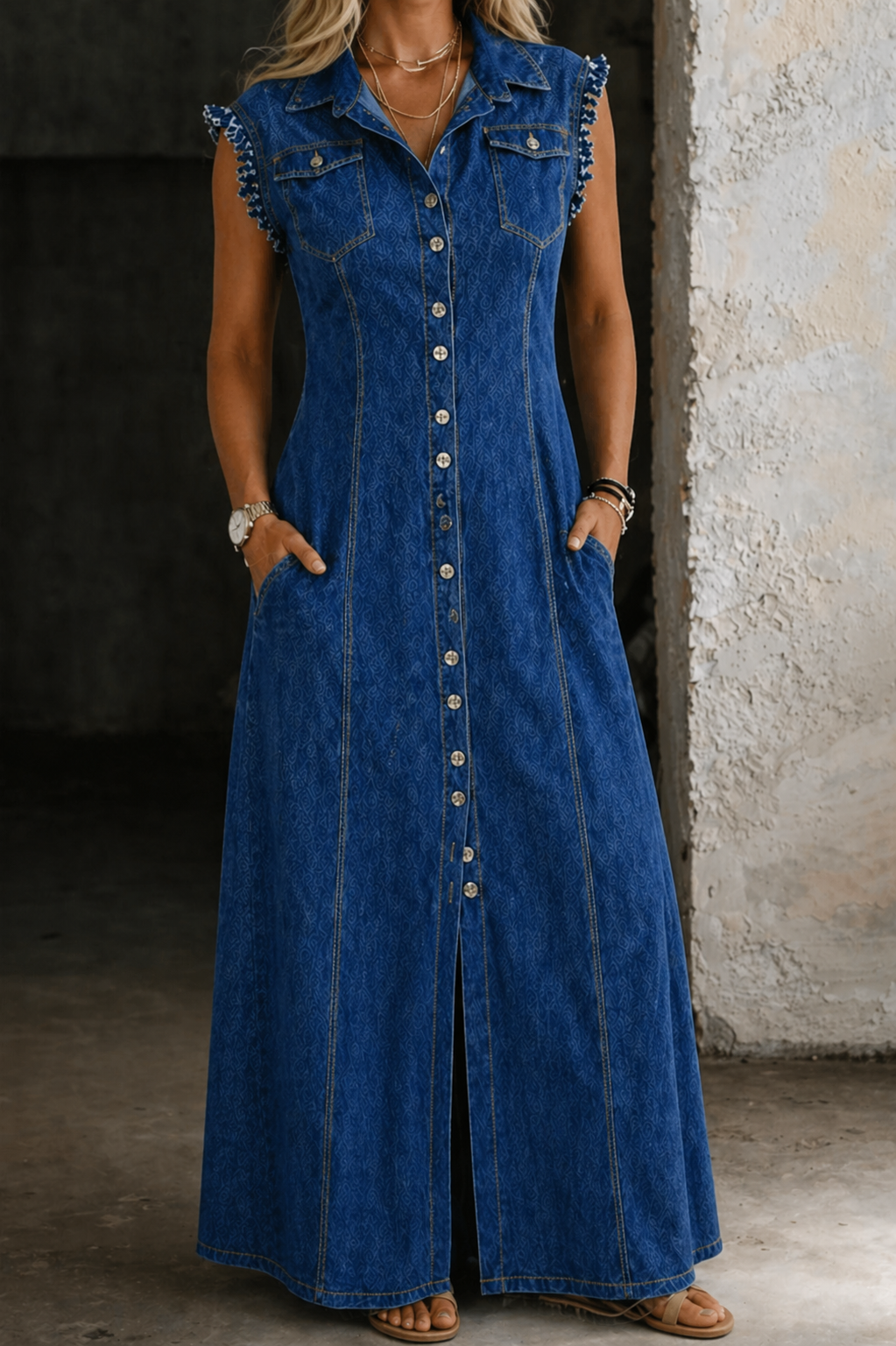 Ellis | Plus Size Denim Dress