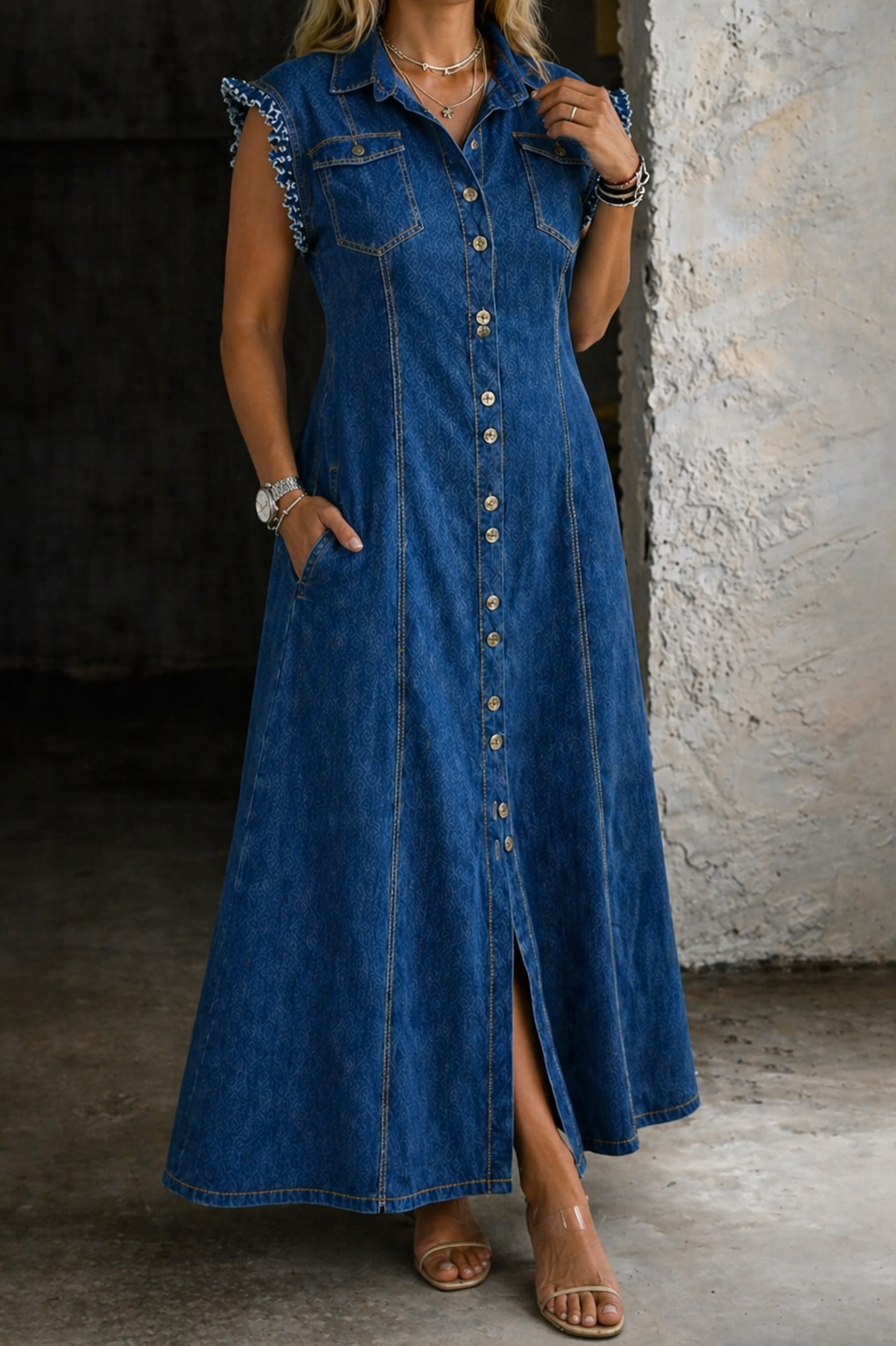 Ellis | Plus Size Denim Dress