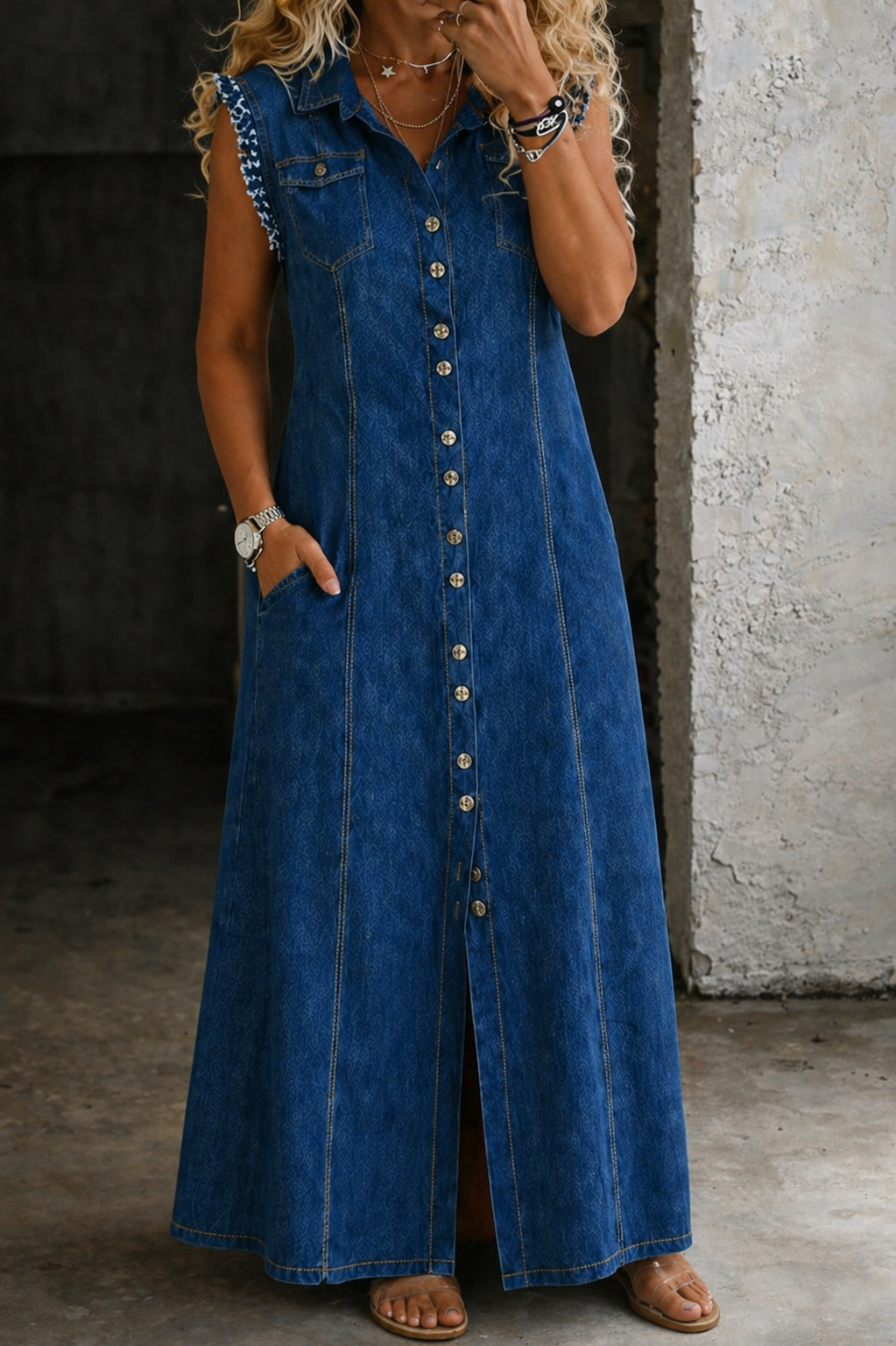 Ellis | Plus Size Denim Dress