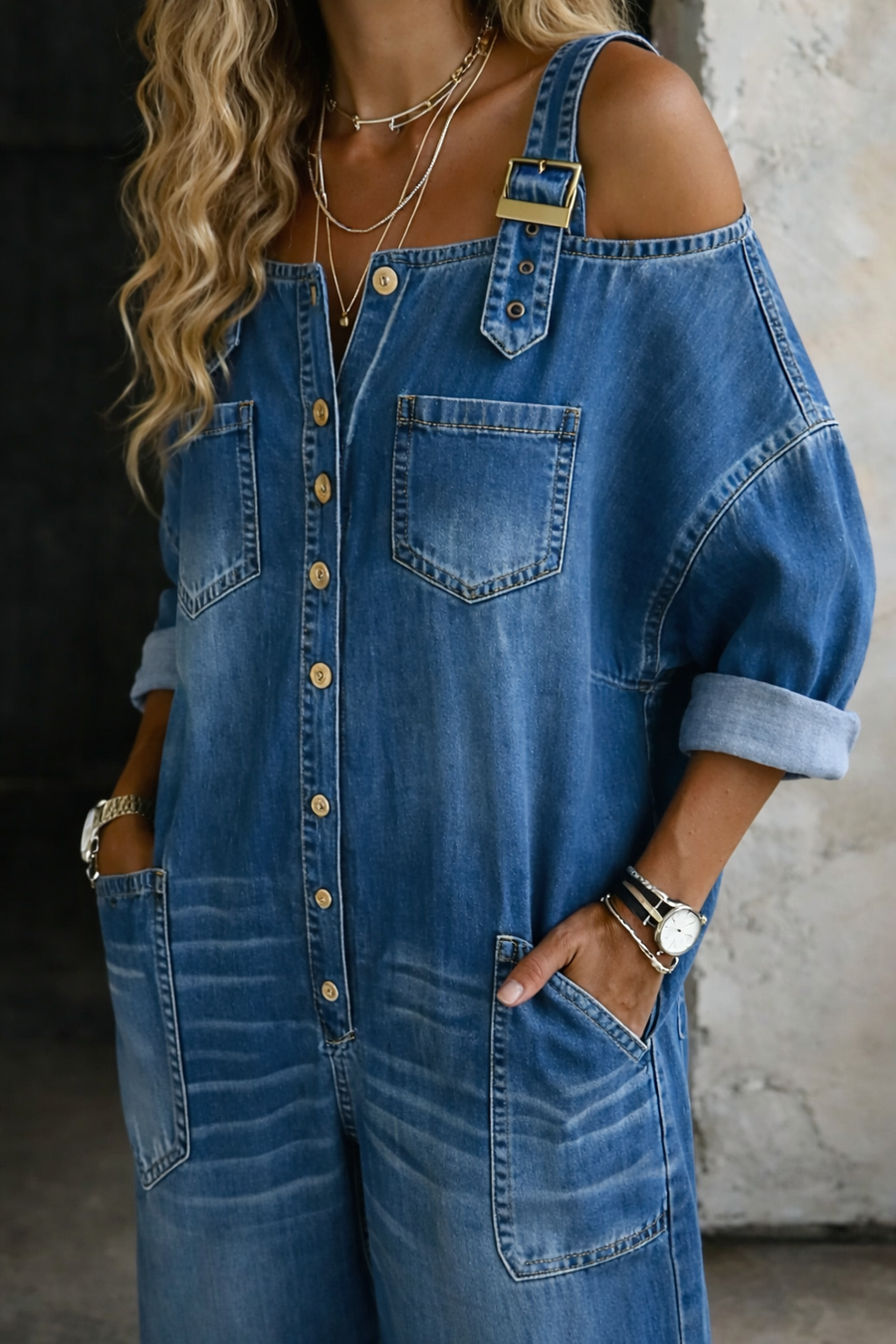 Lauren | Off Shoulder Jumpsuit