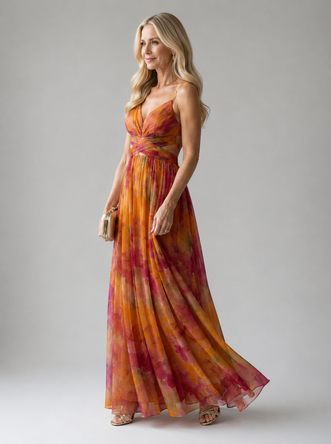 Linda | Soft Wrap Maxi Dress