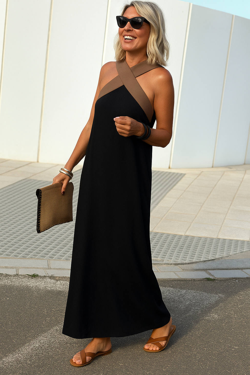 Ruby™ Breathable Crossed Maxi Dress