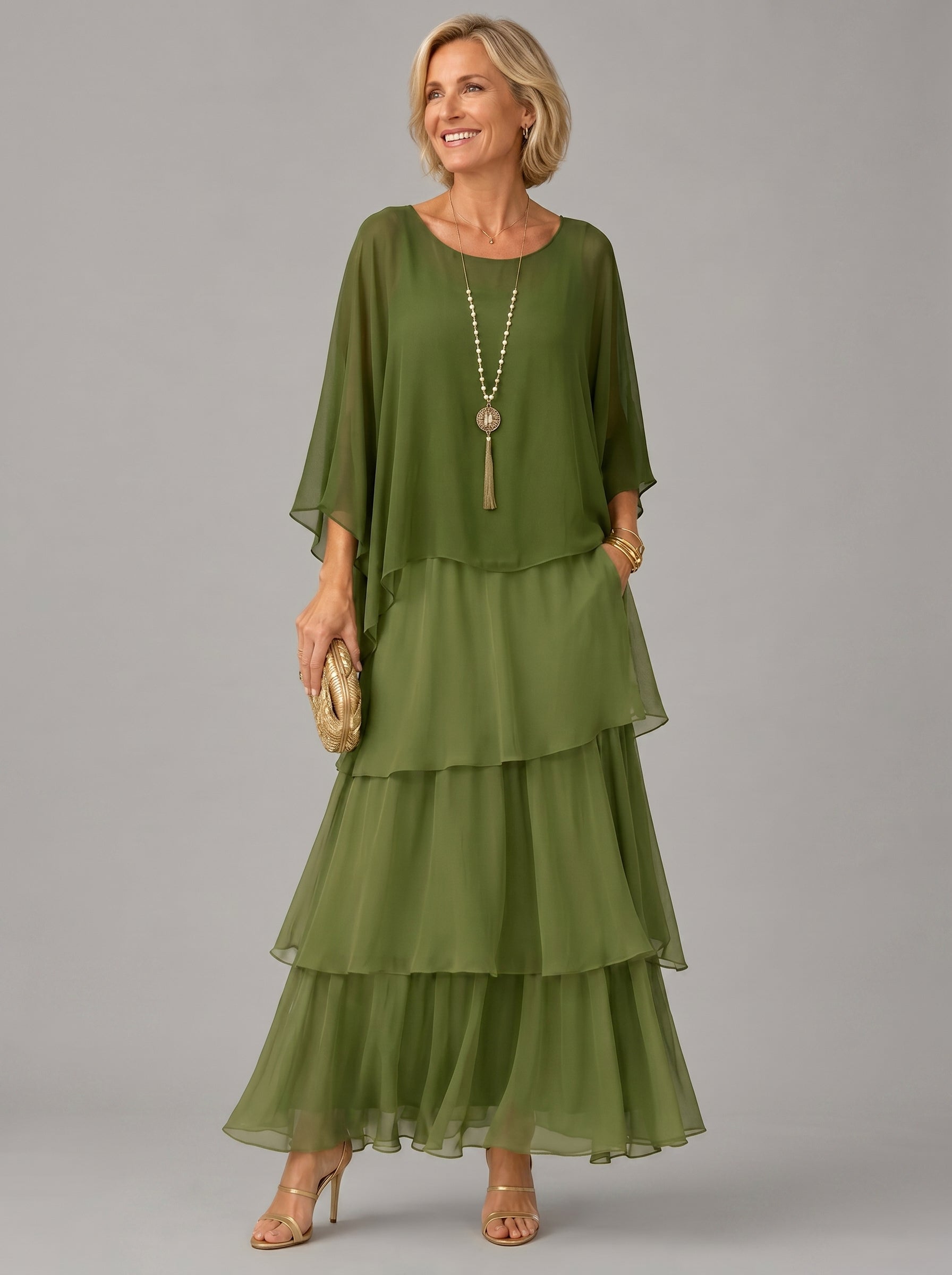 Vanessa™ Elegant Flowing Maxi Dress
