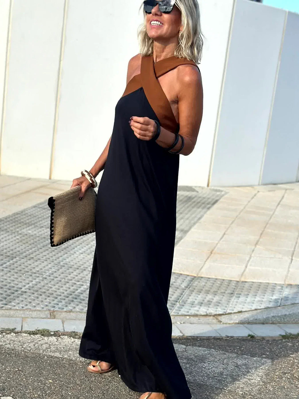 Charlotte™ Elegant Open-Back Dress