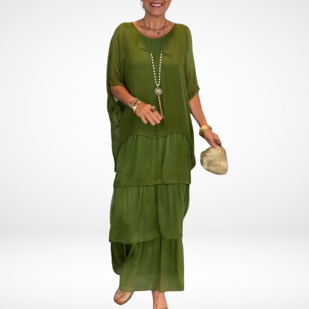 Hylda | Artistic Loose Maxi Dress