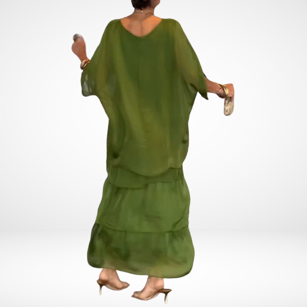 Hylda | Artistic Loose Maxi Dress