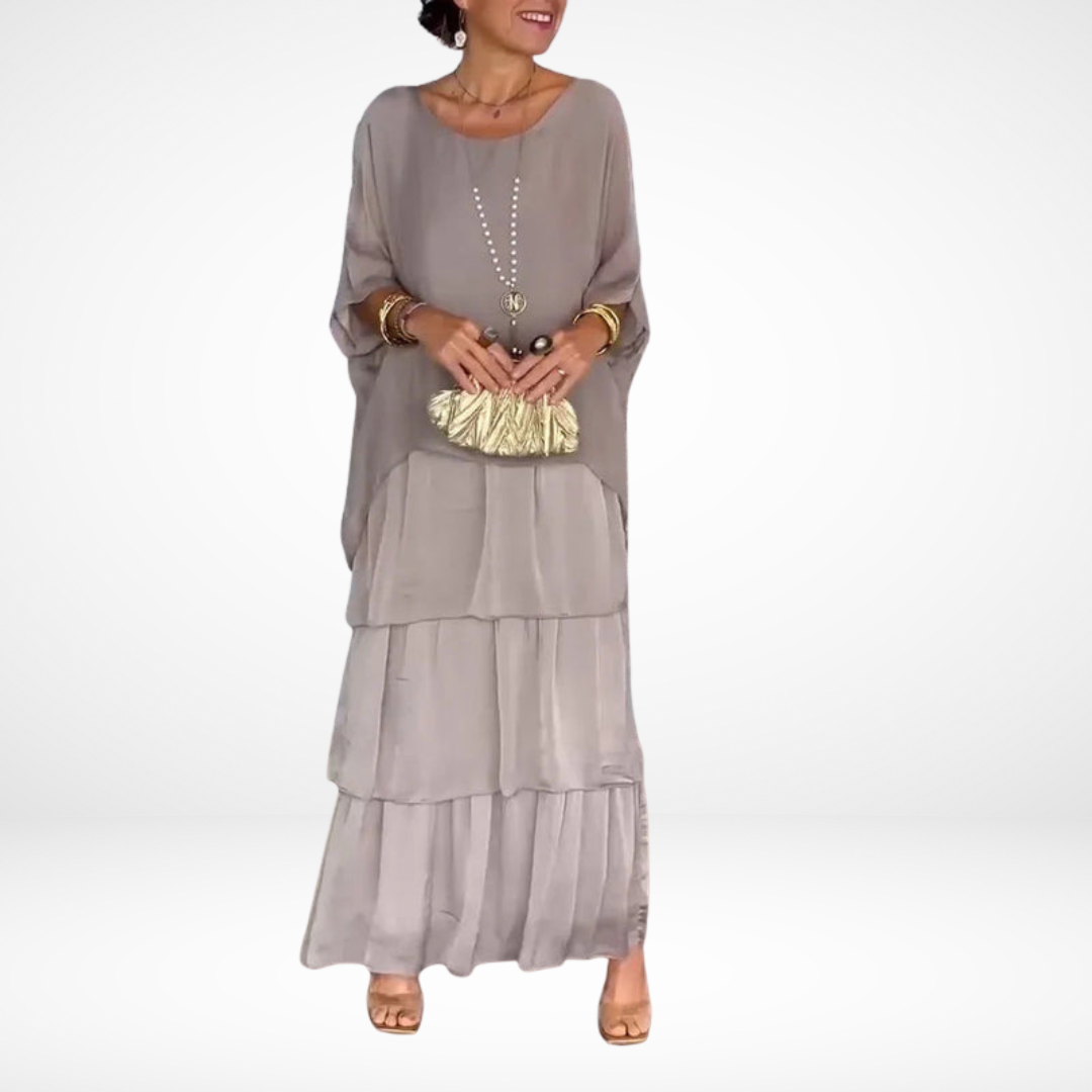 Hylda | Artistic Loose Maxi Dress