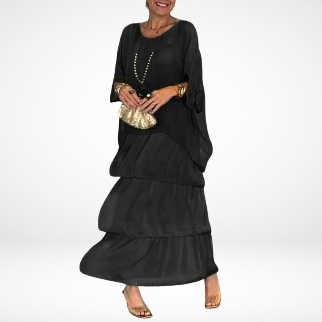 Hylda | Artistic Loose Maxi Dress