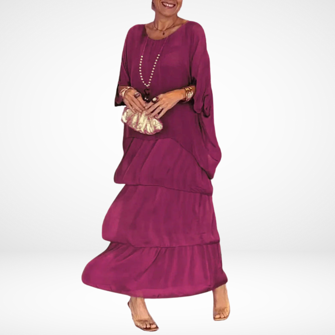 Hylda | Artistic Loose Maxi Dress