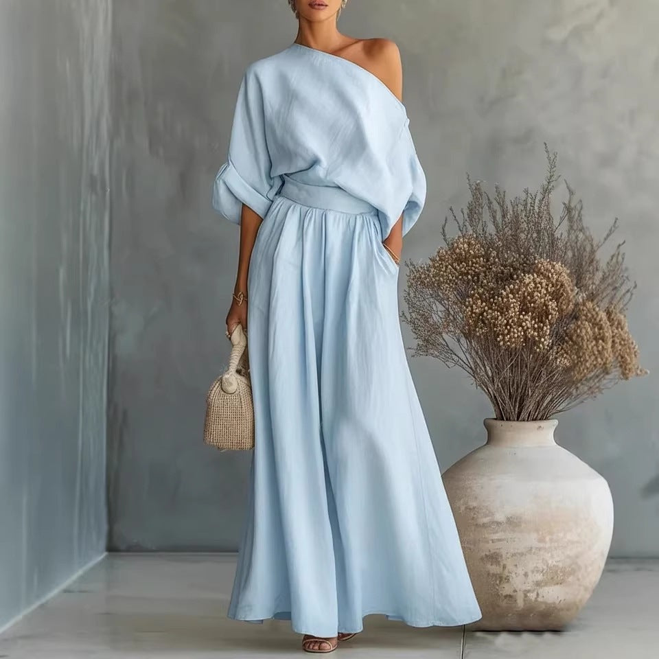Sophia | Linen Maxi Set