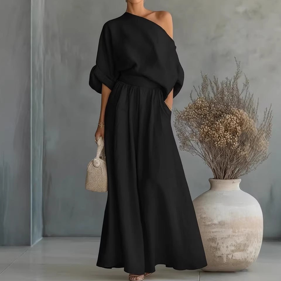 Sophia | Linen Maxi Set