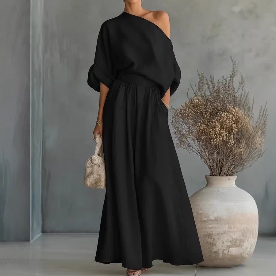 Sophia | Linen Maxi Set