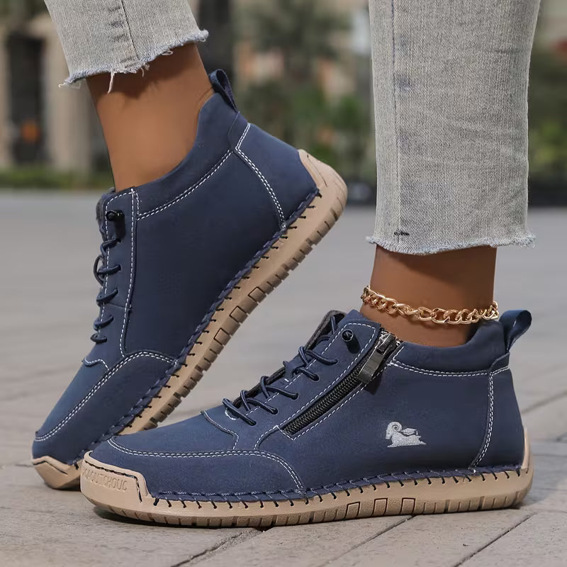 Soleil™ Orthopedic Comfort Zip Sneakers