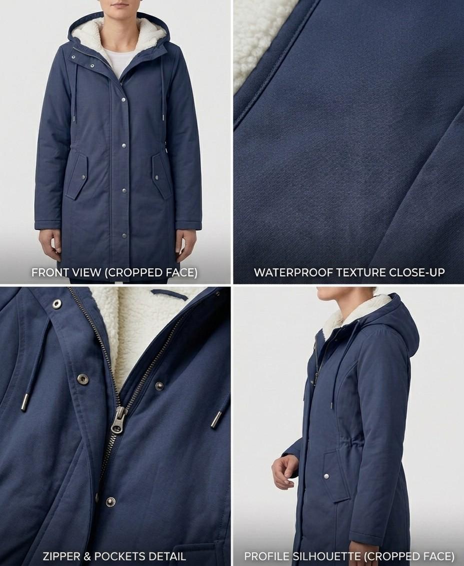 Leah™ Waterproof Fleece-Lined Parka