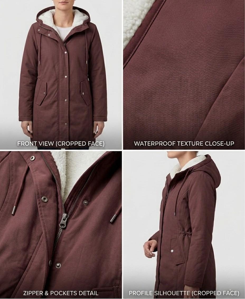 Leah™ Waterproof Fleece-Lined Parka