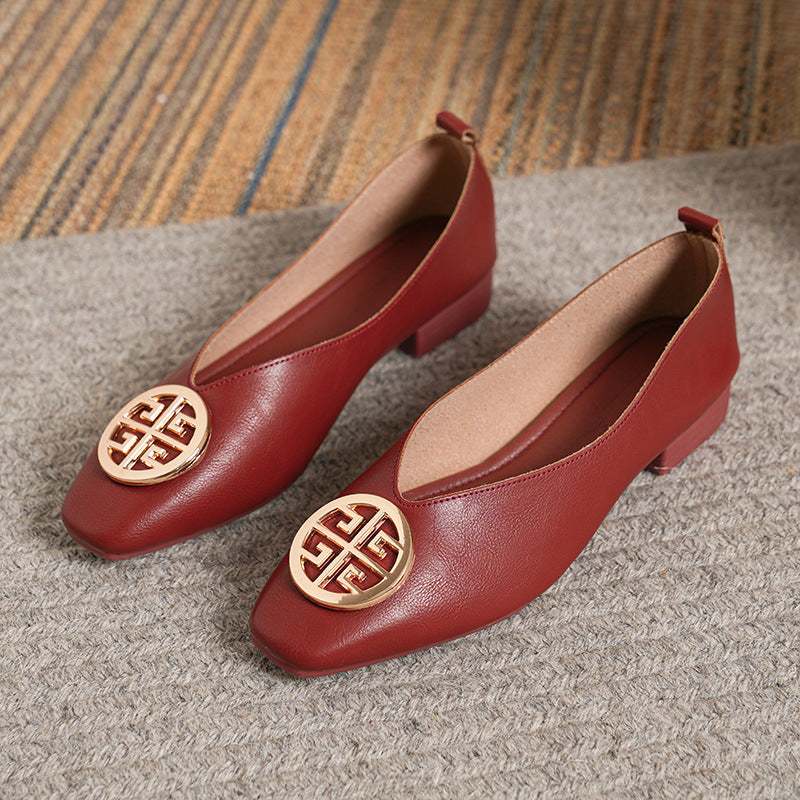 Giselle™ Elegant Square-Toe Flats