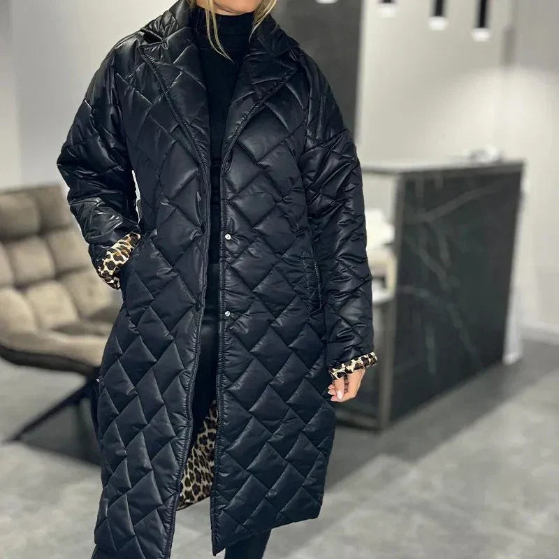 Briar™ Diamond Quilted Long Coat