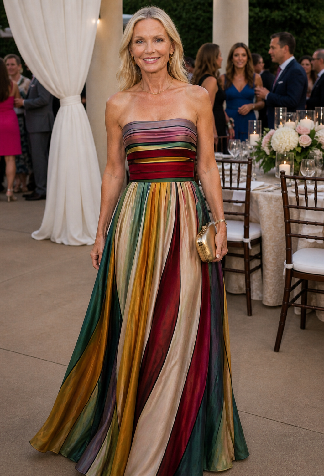 Thalia™ Elegant Strapless A-Line Dress