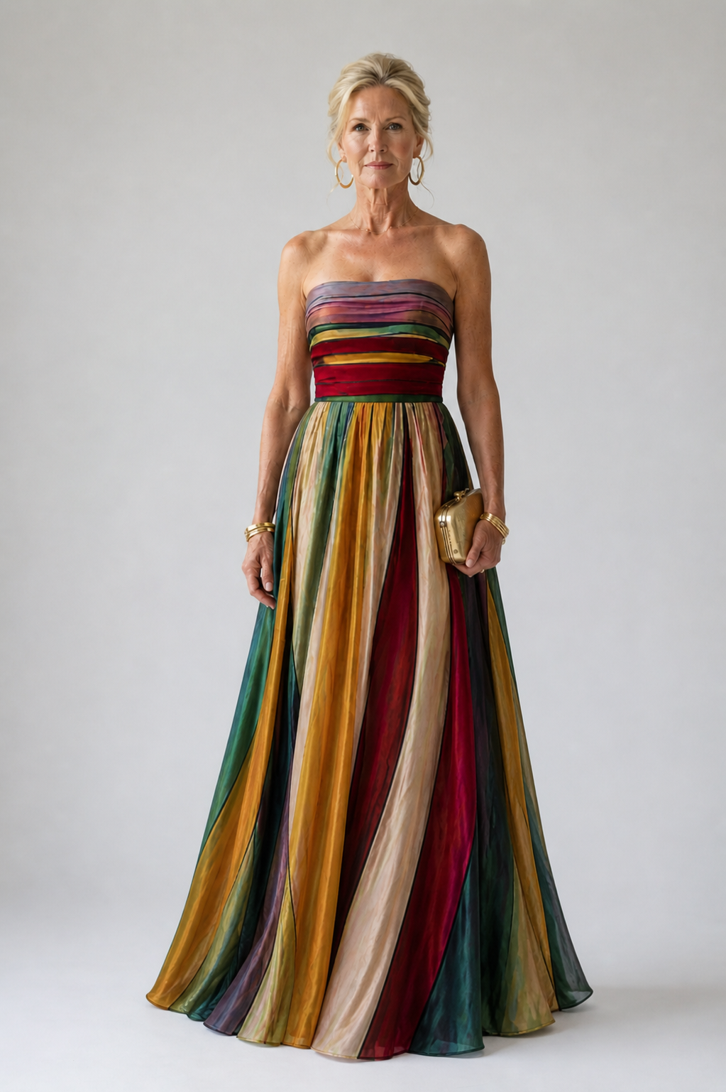 Thalia™ Elegant Strapless A-Line Dress